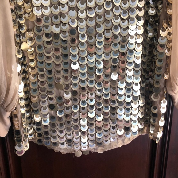 ASOS Nude Scaled Dress - Picture 4 of 8